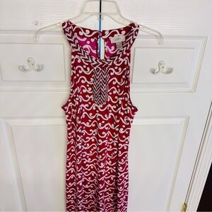 LOFT Dress | Pink & White Sundress EUC
